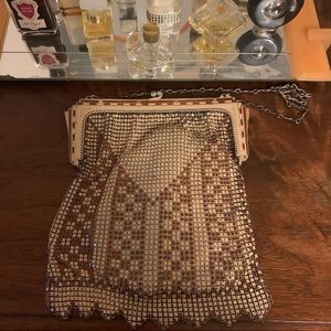 Vintage 1920s Whiting and Davis Enamel Mesh Purse